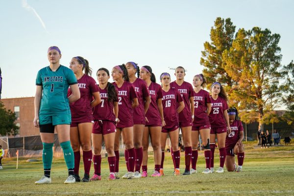 Photo courtesy of Emilio Garcia, NMSU Athletics. Oct. 31, 2024.