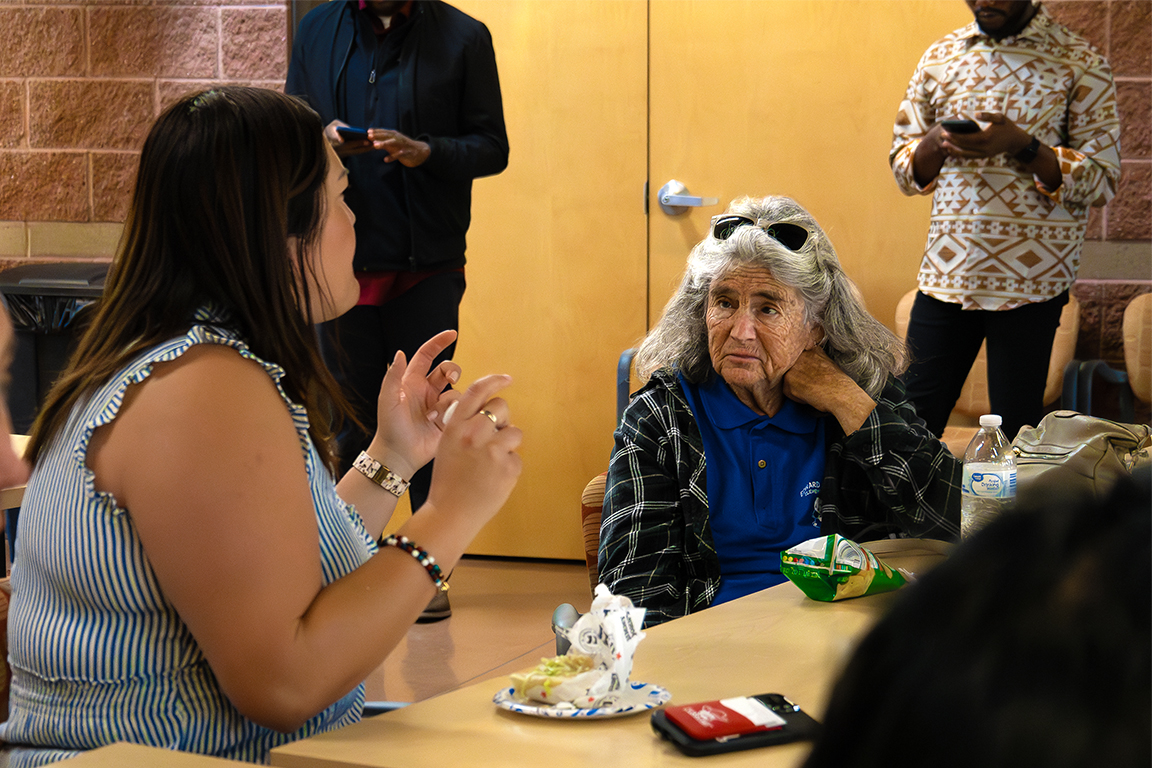 Attendees were provided with Jimmy John's sandwiches and other snacks at the BHM luncheon. Feb. 5, 2025. 