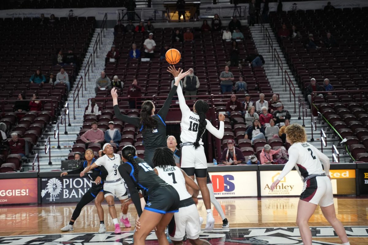 The NMSU women's basketball team took a loss against the Middle Tennessee Blue Raiders 66-59 on Thursday, Jan. 30, 2025. (Photo courtesy of NMSU Athletics)  