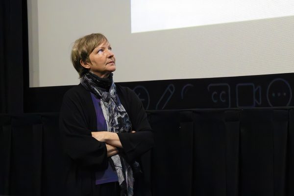 Foley artist and New Mexico native Lara Dale gave a panel on the art of foley, the sound effects created by artists like herself to enhance a film. April 11, 2025. 