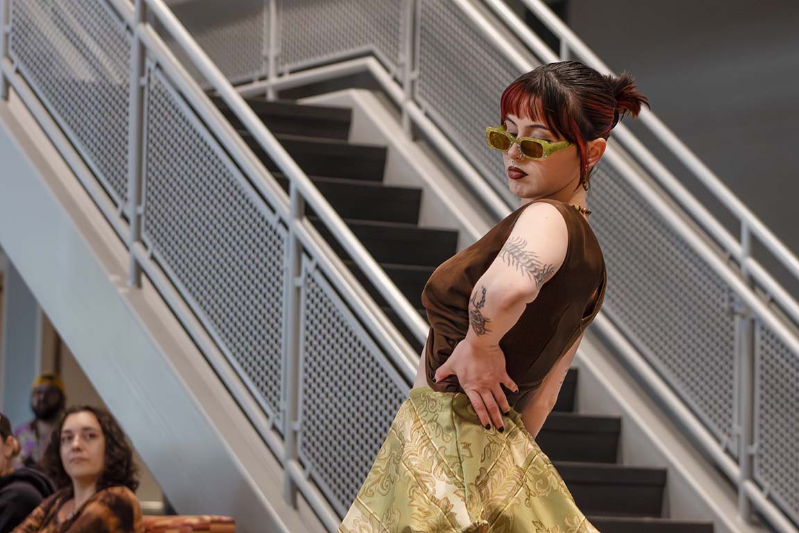 The theme for this year's Annual Sustainable Fashion show was “Bohemian Jungle”.  