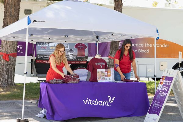 New Mexico State donates 263 pints of blood in the I-10 coalition blood drive 