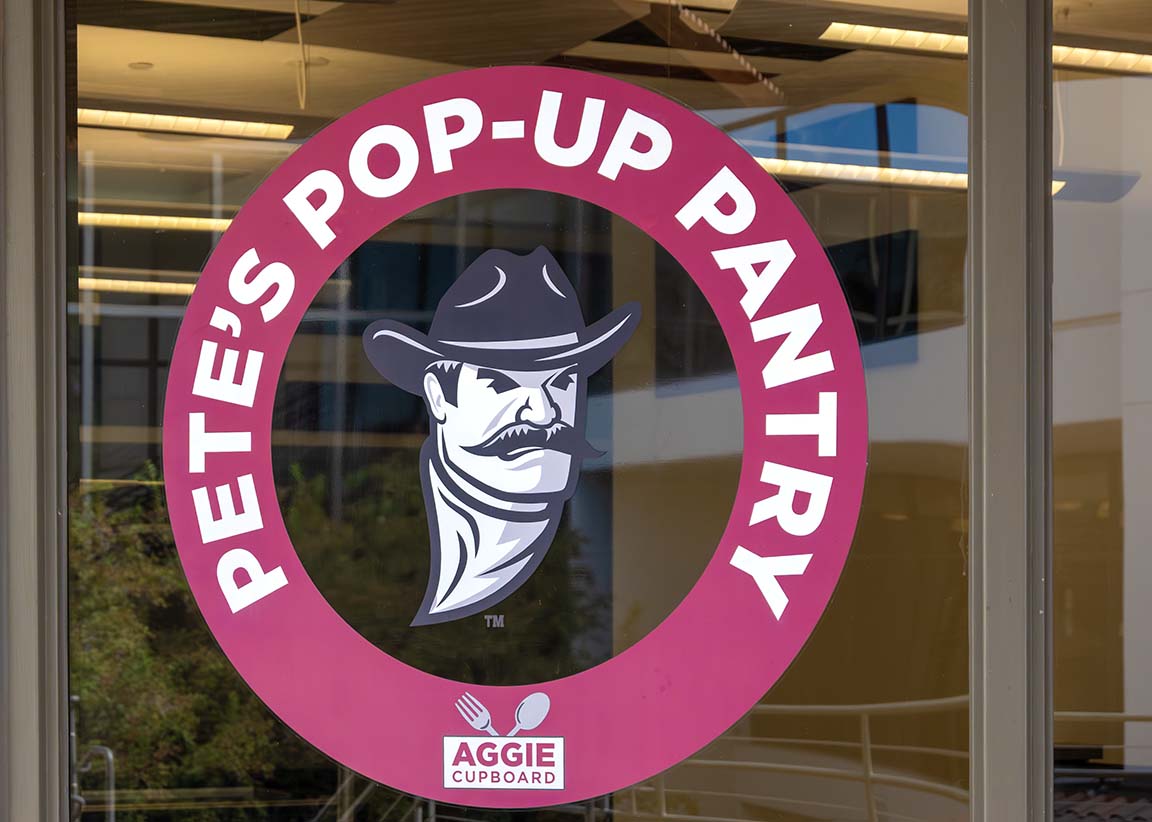 Pete's Pantry's new pop-up location at the Corbett game room provides easier and faster pickup for Aggie Cupboard orders. Oct. 6, 2025. 