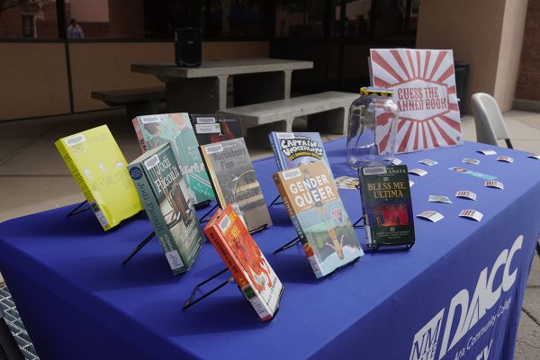 The event hosted a "Guess the Banned Book “ game. Oct. 7, 2025. 