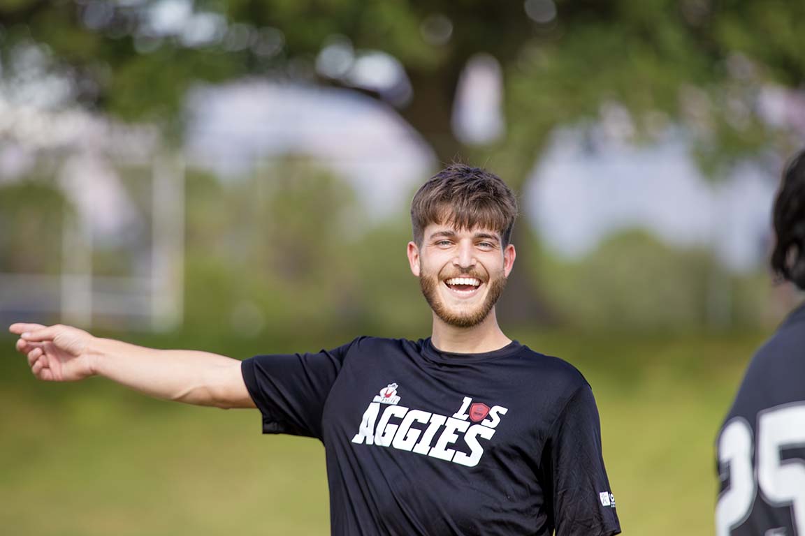 UDA NMSU player pictured during team practice on September 26, 2025. 