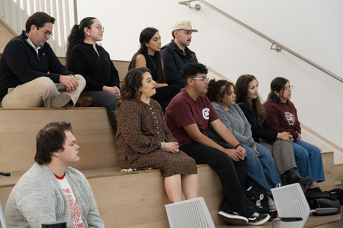 Audience listening at the Legislative Panel. Nov. 13, 2025.